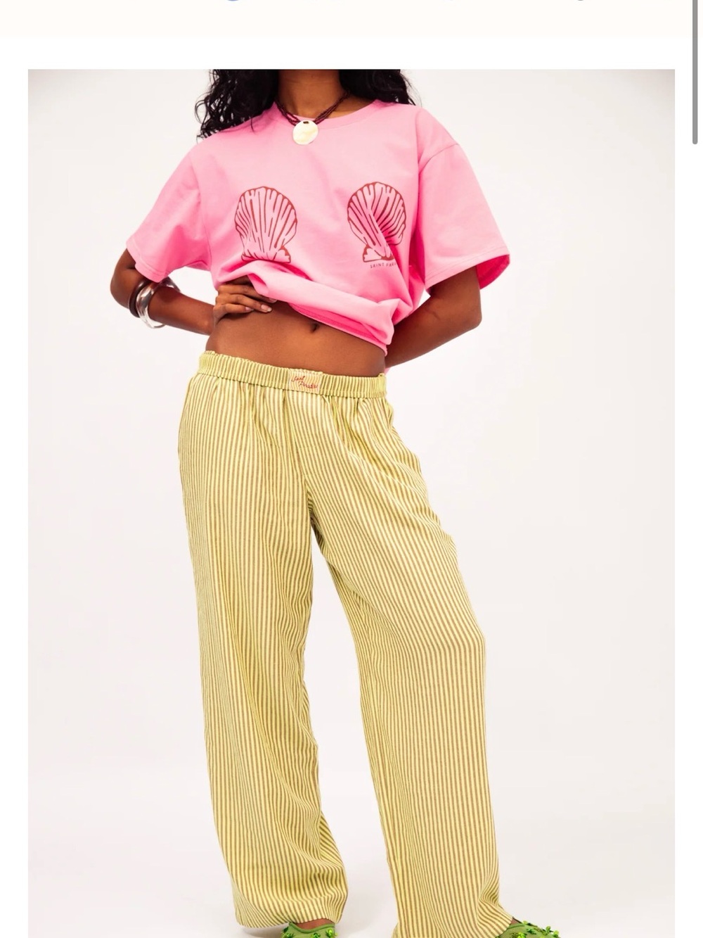 Saint Paradiso Boxer Pants in “Pickle”